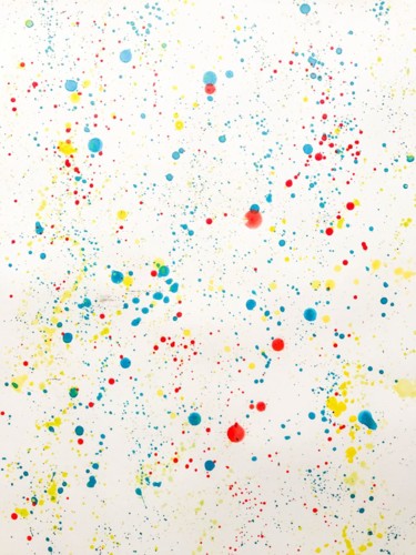 Peinture intitulée "Freckles #9" par Arthur T. Manderley, Œuvre d'art originale, Gouache