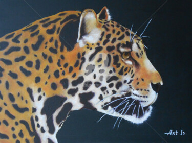 Pittura intitolato ""Jaguar (III)" / SO…" da Arthuris, Opera d'arte originale, Olio