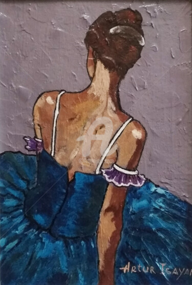 Painting titled ""Ballerina (IX)" /…" by Arthuris, Original Artwork, Oil