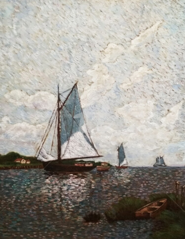 ""Sail"" başlıklı Tablo Arthuris tarafından, Orijinal sanat, Petrol