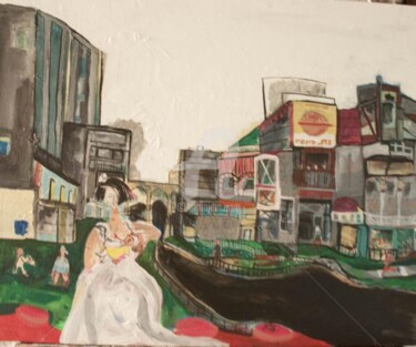 Peinture intitulée "eat your marriage" par Sarah Artin'S, Œuvre d'art originale, Huile