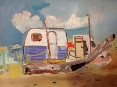 Painting titled "Caravane" by Sarah Artin'S, Original Artwork