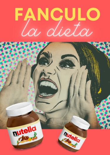 Цифровое искусство под названием "Fuck Diet" - Artina, Подлинное произведение искусства, Фотомонтаж