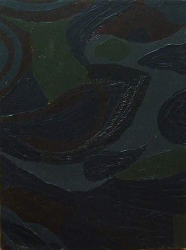 Painting titled "Night" by Indira Yartsev, Original Artwork, Oil