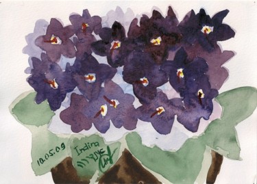 Painting titled "Violet" by Indira Yartsev, Original Artwork, Other