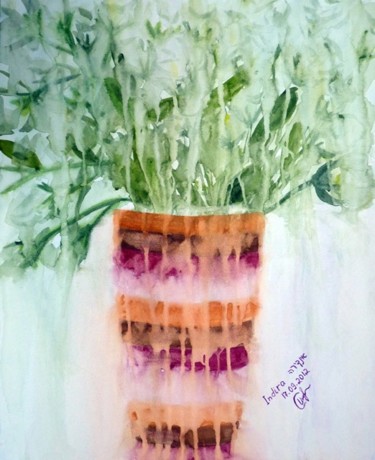 Painting titled "Bouquet of Flowers…" by Indira Yartsev, Original Artwork, Other