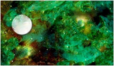 Картина под названием "Евг. Сарана " Вселе…" - Художник Вселенной, Подлинное произведение искусства