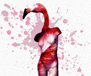 Fotografia intitolato "flamingoart" da Art Ire, Opera d'arte originale