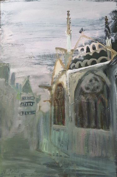 Schilderij getiteld "Paris 14e arrondiss…" door Irina Seller, Origineel Kunstwerk, Olie