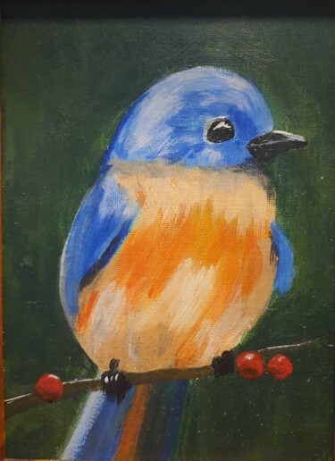 Pintura titulada "Bluebird" por Artis Manus, Obra de arte original, Acrílico