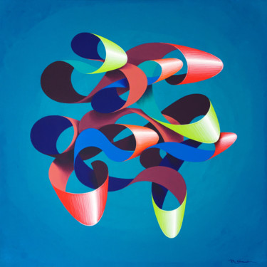 제목이 "Coraux tropicaux"인 미술작품 Raphaël Gaudin로, 원작, 아크릴 artwork_cat.에 장착됨