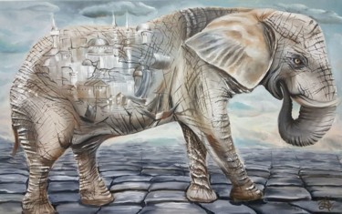 Картина под названием "Conqueror" - Наталья Давыдова, Подлинное произведение искусства, Масло