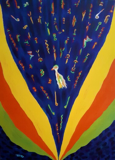 Pintura titulada "Freestyle" por Tullio Mesi, Obra de arte original, Oleo