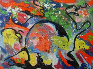 绘画 标题为“Senza Paura” 由Tullio Mesi, 原创艺术品, 油