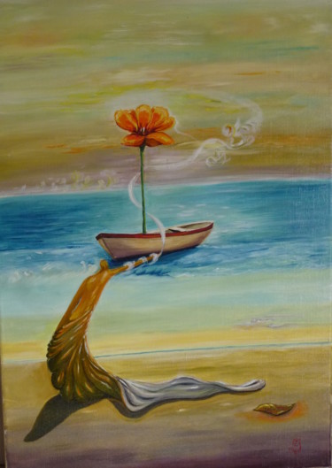 Pittura intitolato "Primavera" da Marina Crisafio, Opera d'arte originale, Olio