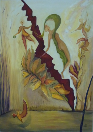Pittura intitolato "Eva" da Marina Crisafio, Opera d'arte originale, Olio