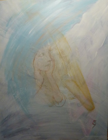 Peinture intitulée "Madame G" par Marina Crisafio, Œuvre d'art originale, Huile