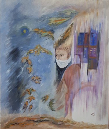 Painting titled "Onirico" by Marina Crisafio, Original Artwork, Oil