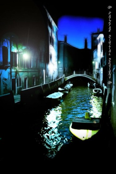 Digitale Kunst mit dem Titel "Venice" von Patzyar, Original-Kunstwerk