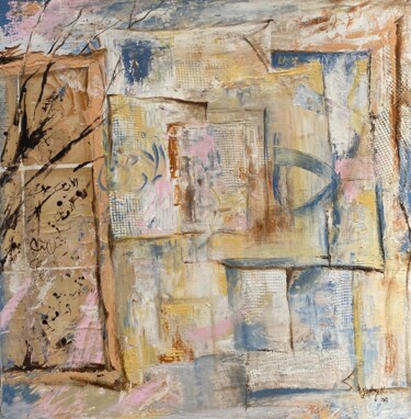 Painting titled "نور  lumière" by Hela Ellouze, Original Artwork, Acrylic