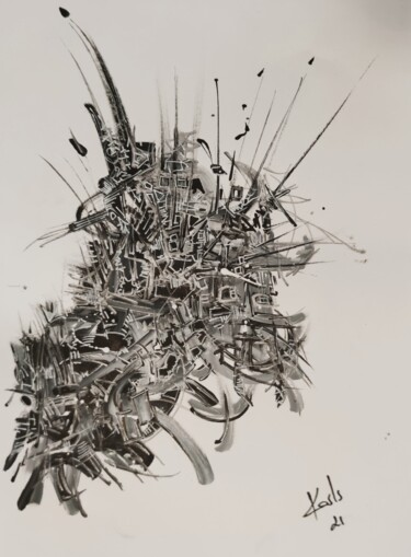 STYX Drawing titled "STYX" by Karls, Original Art, Acrylic