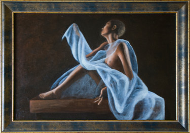 Painting titled "Beauty Adoration" by Artist Edwin Ijpeij, Original Artwork, Oil