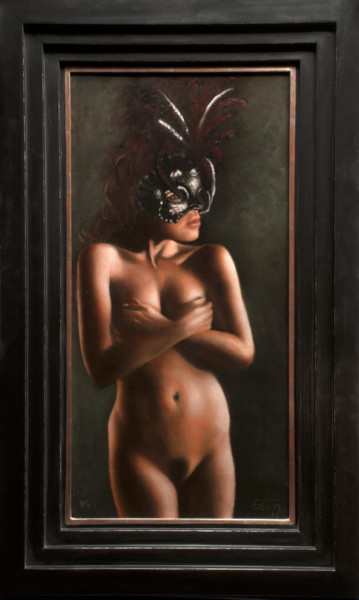 Painting titled "venicegirl I" by Artist Edwin Ijpeij, Original Artwork