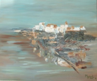 Painting titled "Corsica" by Myriam L, Original Artwork, Oil