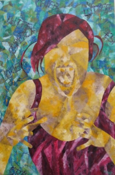Painting titled "liberte-d-expressio…" by Myriam L, Original Artwork