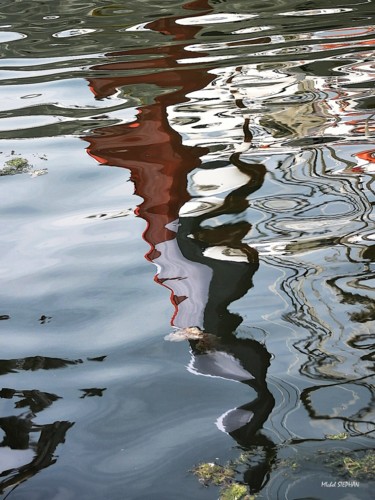 Fotografie mit dem Titel "reflets-douarnenez" von Michel Stephan, Original-Kunstwerk