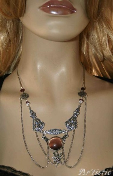 Artcraft titled "COLLIER  Médiéval/V…" by Ar'Tistic, Original Artwork, Jewelry