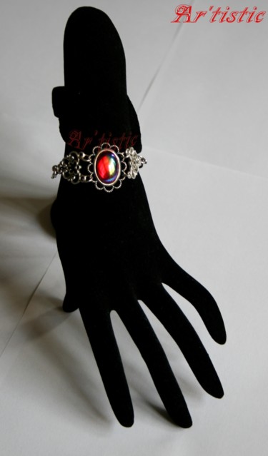 Artisanat intitulée "Bracelet Médiéval/V…" par Ar'Tistic, Œuvre d'art originale, Bijoux