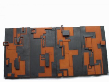 Художественная композиция под названием "Brick and black" - Vesna Todorovic, Подлинное произведение искусства