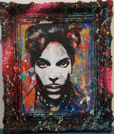 Painting titled "PRINCE" by Artistikthanh, Original Artwork, Acrylic
