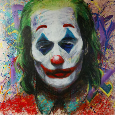 Pintura titulada "Joker Face" por Artistikthanh, Obra de arte original, Acrílico