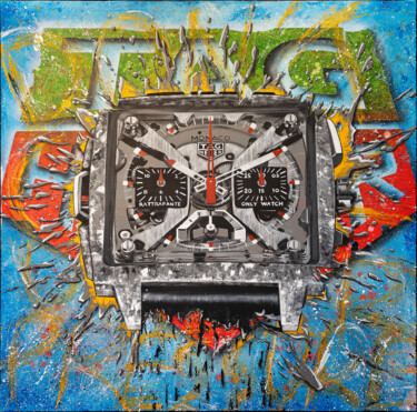 Painting titled "ONLY WATCH MONACO :…" by Artistikthanh, Original Artwork, Acrylic