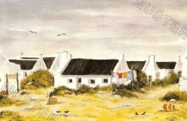 Painting titled "Arniston, Western C…" by Artistjohannes (C) 1995 Vdmfk, Original Artwork, Oil