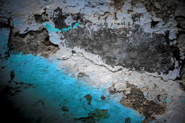 Фотография под названием "Texture E" - Marin, Подлинное произведение искусства, Цифровая фотография Установлен на Алюминий
