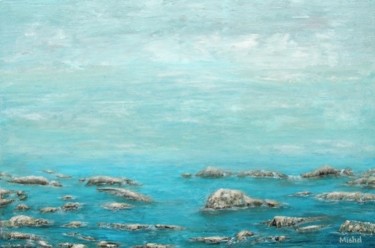 Painting titled "Reefs / 22" by Mishel Vanderten, Original Artwork, Oil