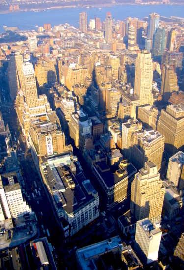Photographie intitulée "Manhattan" par Nine, Œuvre d'art originale