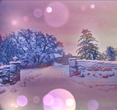 Photographie intitulée "Snow Before The New…" par Artistry By Ajanta, Œuvre d'art originale, Photographie numérique