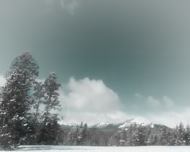 Fotografie mit dem Titel "Winter in the Mount…" von Artistry By Ajanta, Original-Kunstwerk, Digitale Fotografie