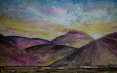 Painting titled "Landscape 1" by Artistry By Ajanta, Original Artwork