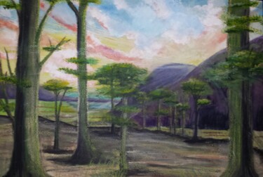 Painting titled "Landscape 5" by Artistry By Ajanta, Original Artwork