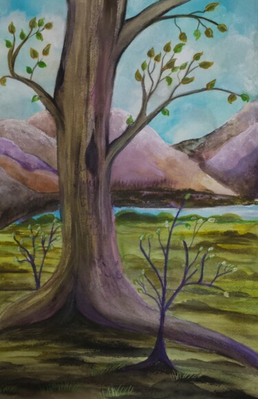 Painting titled "Individual Resilien…" by Artistry By Ajanta, Original Artwork, Watercolor