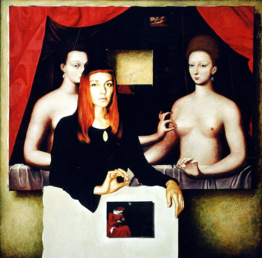 Peinture intitulée "Associations" par Sergey And  Vera, Œuvre d'art originale, Acrylique