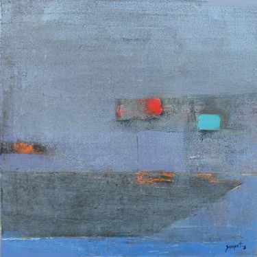 Painting titled "Mindscape 03" by Sampat Nayakawadi, Original Artwork