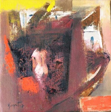 Painting titled "Mindscape 21 nude" by Sampat Nayakawadi, Original Artwork