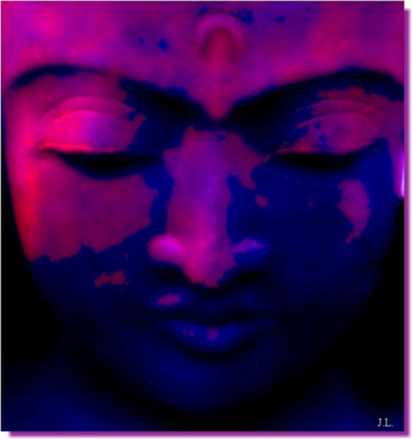 Photographie intitulée "Bouddha rosis eclos…" par John Arthur Terbel, Œuvre d'art originale