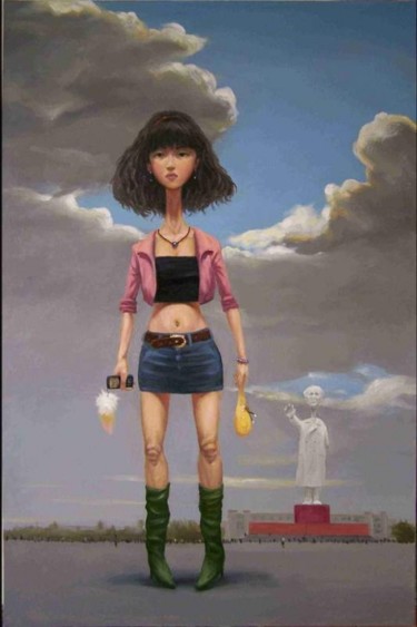 Painting titled "Youth NO.2 青春宝典（二）" by Tao Jia, Original Artwork